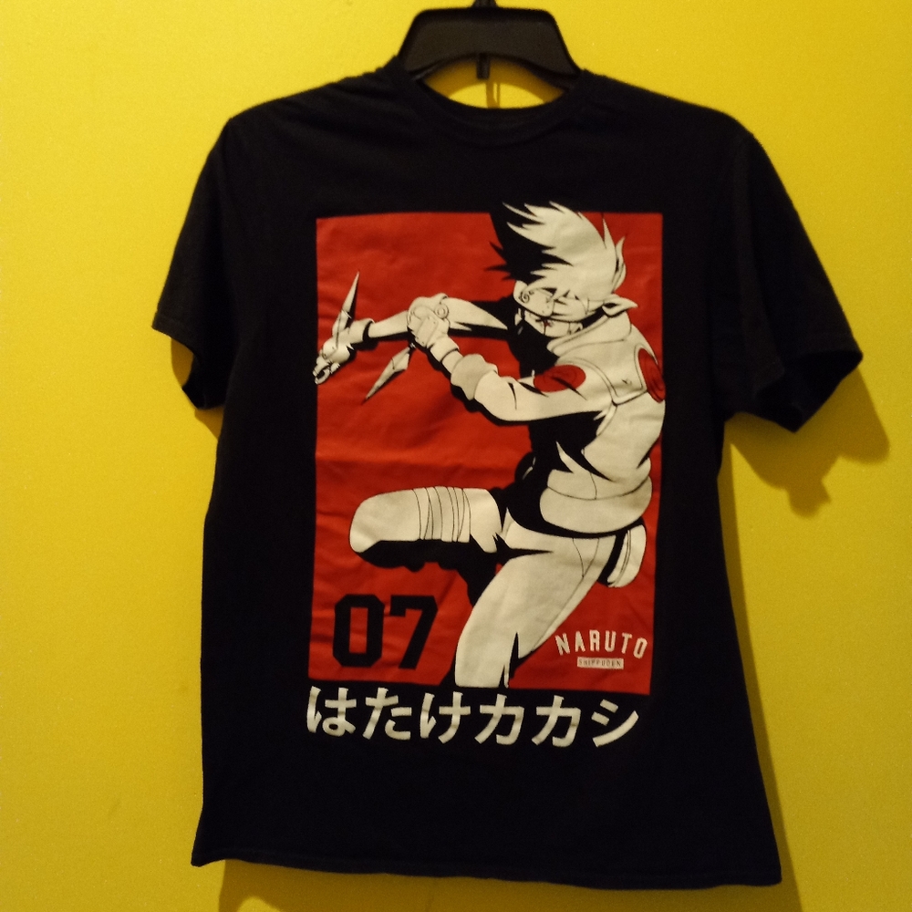 Naruto Unisex Grafic Print Shirt Size M
